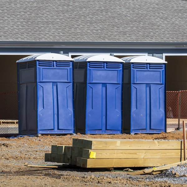 what is the expected delivery and pickup timeframe for the porta potties in Chula Vista California